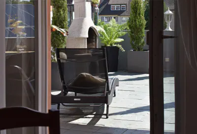 Blick auf die Terrasse